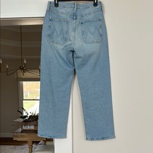 Mother denim sz 30 The Patch Rambler ankle jeans color Norway Dude EUC